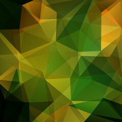 Abstract polygonal vector background. Green geometric vector illustration. Creative design template.