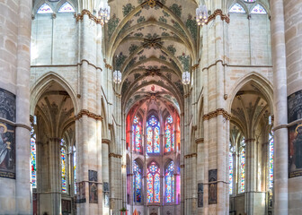 Obraz premium Interior of cathedral in Trier, Germany