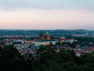Fototapeta premium panorama of prague