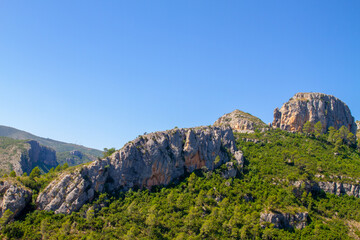 Chulilla village, Valencia, Spain in summer