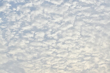 Beautiful blue sky with clouds in background