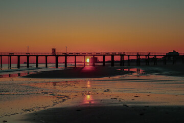 Fototapeta premium sunset on the beach
