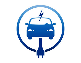 Electric car logo concept.Can be used for your work.