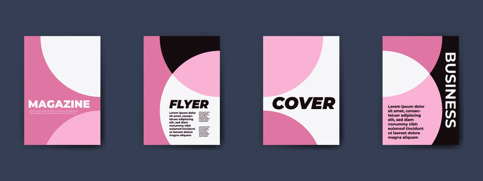 Abstract geometric pattern background for business brochure cover design. Vector flyer template layout design. For business brochure, poster, annual report, leaflet, magazine or book cover.