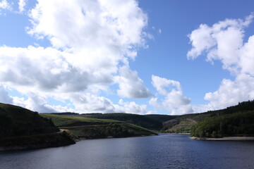 clouds over the lake