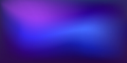 Abstract Blurred navy blue purple background. Soft dark to light colorful gradient backdrop with place for text. Vector illustration for your graphic design, banner, poster, website - obrazy, fototapety, plakaty