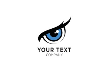 icon symbol eye logo design inspiration template.