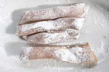 Mardi gras fritters typical of Carnival