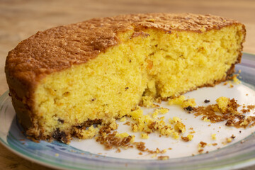 homemade sponge cake