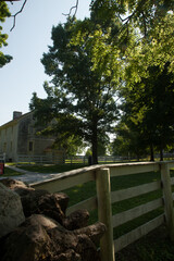 House and a fence