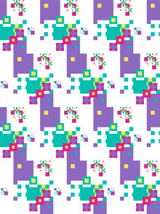 Image without seams. Pattern on a summer theme. Background image. Ornament for fabric, wallpaper, packaging.