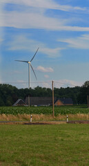 windturbines in a rural environment