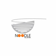 Fast food icon , noodles logo vector