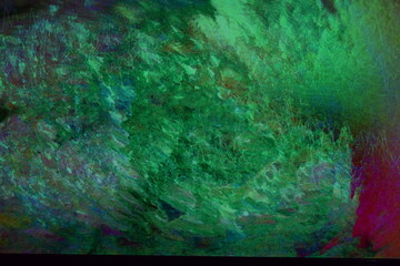 abstract green background with water