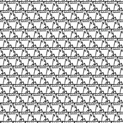vector abstract transparent geometric ornament monochrome  seamless pattern background tile  with geometrical shapes