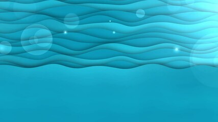 Water and underwater cartoon abstract moving waves background animation. Good for titles, etc... Seamless loop.