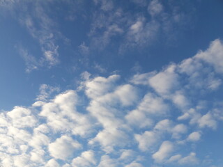 blue sky with clouds