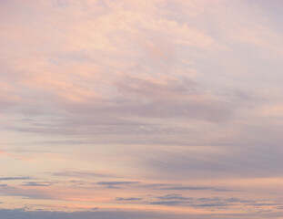 Pale Pastel Twilight Sky Background