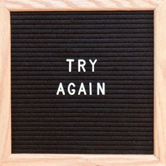 word board letters note inspirational quote morning message words to live by on sign personal note hopeful come back soon try again inspirational