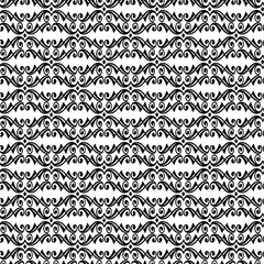 Vector abstract transparent ornament monochrome black and white seamless pattern background tile 