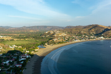 Empty beach cove 