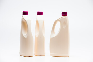 Pastic bottle isolated on white background