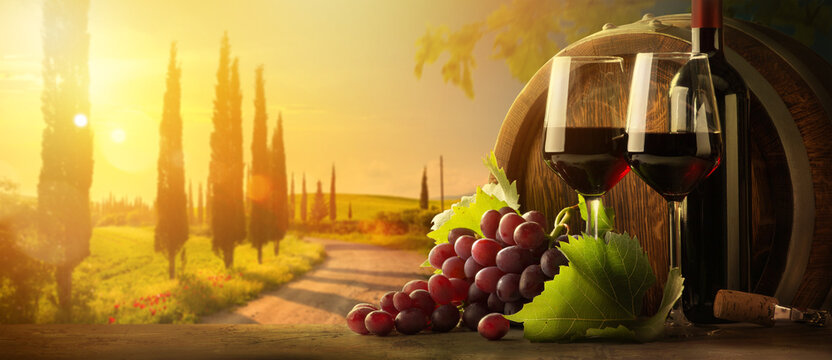 Grapes Wine Wallpaper