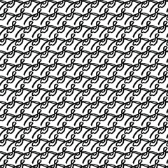 vector abstract transparent geometric black and white seamless pattern background tile with chains