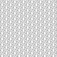 Vector abstract transparent geometric endless black and white seamless pattern background tile 