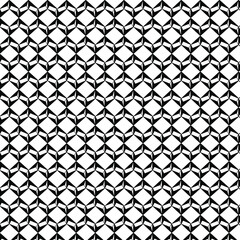 Vector abstract transparent geometric black and white  chain link fence seamless texture pattern background tile 