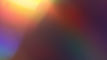Obraz premium Holographic Abstract Multicolored Backgound Photo Overlay, Using Screen Mode, Rainbow Light Leaks Prism Colors, Trend Design Creative Defocused Effect, Blurred Glow Vintage Flares