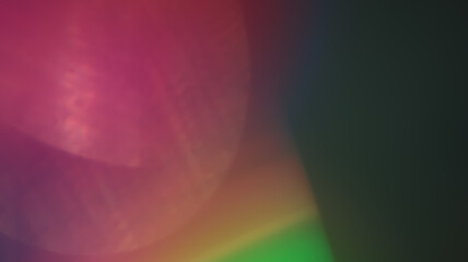 Rainbow Multciolor Optical Flare Abstract Bokeh and Light Leaks Photo Overlays with Camera Lens Film Burn Defocused Blur Reflection Bright Sunlights. Use in Screen Overlay Mode for Photo Processing.