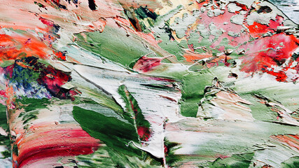 Colorful abstract background wallpaper. Modern motif visual art.  Mixtures of oil paint. Trendy...