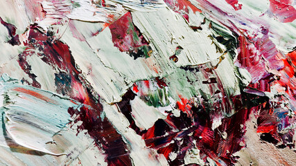 Colorful abstract background wallpaper. Modern motif visual art.  Mixtures of oil paint. Trendy...