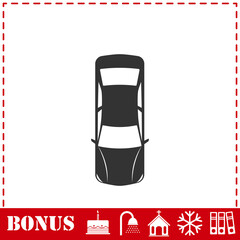 Car icon flat