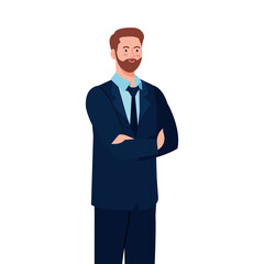 businessman design, Workers occupation and jobs theme Vector illustration