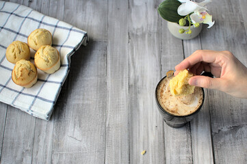 Homemade lemon muffins