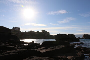 Côte de Granit rose à Perros-Guirec, France