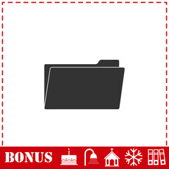 Folder icon flat