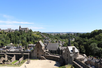 Fototapeta na wymiar Château médiéval de Fougères