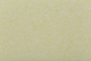 Green, olive plaster. Stucco relief. Rough background and texture.