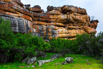 Sevilla Bushman Rock Art Trail, Clanwilliam, Cederberg Mountains, Western Cape province, South...