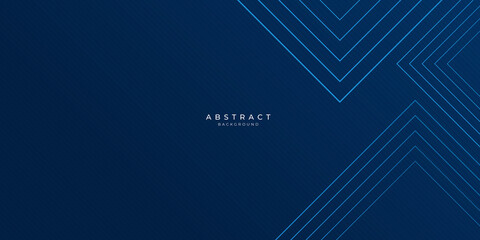 Dark blue color gradient presentation background, geometric lines triangle pattern, vector abstract trendy graphic design. Simple minimal halftone color gradient, modern pattern backgrounds 
