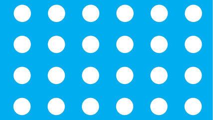 white polka dots on blue backgroung