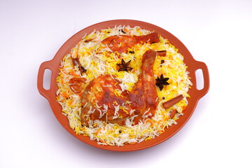  Chicken Biryani_white background