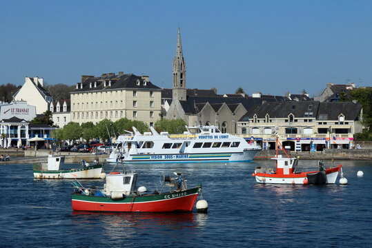 Port of Benodet in Brittany France.  