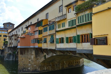 Fototapeta na wymiar Ponte Vecchio Florence Toscane Italie
