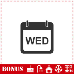 Calendar icon flat