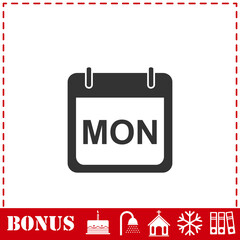Calendar icon flat