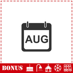 Calendar icon flat